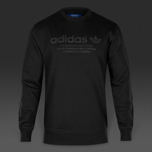 Adidas Originals Fashion GRP Crew Black for Men